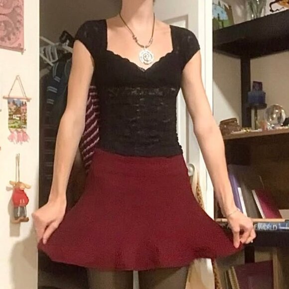 Urban Outfitters Kimchi Blue Sweetheart Neckline Clementine Femme Top in Black - Picture 5 of 5